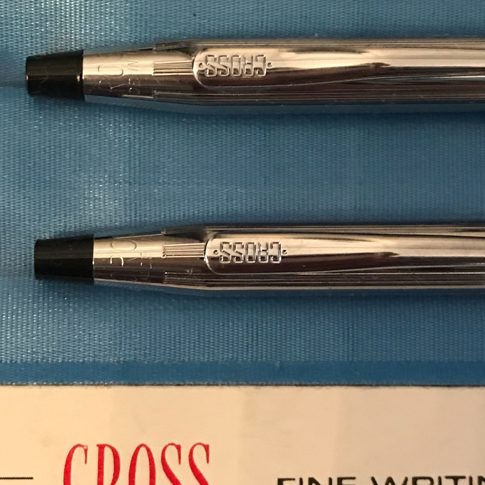 Cross Classic Chrome Pen Pencil Set